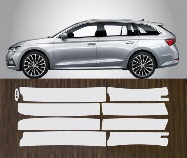 Lackschutzfolie für Türeinstiege Einstiegsleisten Skoda Octavia 4 Kombi 2020 - 2024